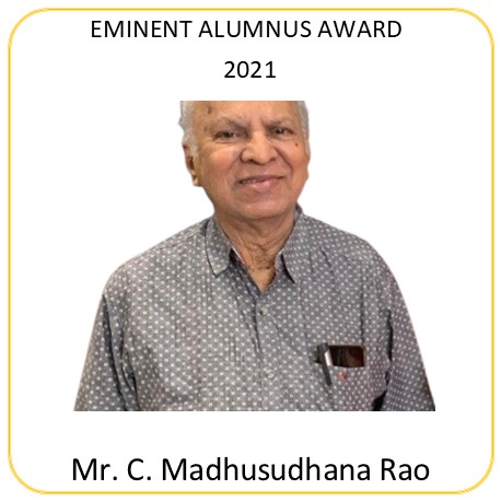 THE EMINENT ALUMNUS AWARD FOR 2021