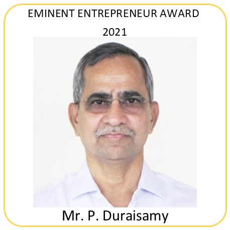 THE EMINENT ENTREPRENEUR AWARD FOR 2021