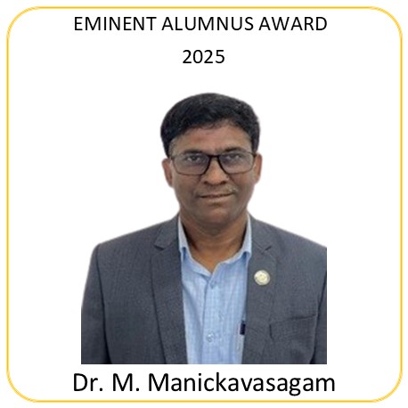 THE EMINENT ALUMNUS AWARD FOR 2025