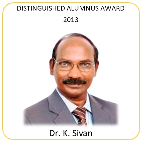 THE DISTINGUISHED ALUMNUS AWARD FOR 2013