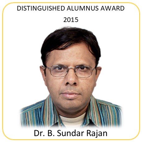 THE DISTINGUISHED ALUMNUS AWARD FOR 2015