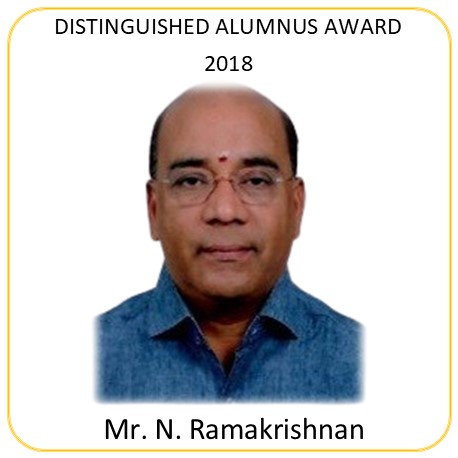 THE DISTINGUISHED ALUMNUS AWARD FOR 2018