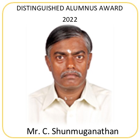 THE DISTINGUISHED ALUMNUS AWARD FOR 2022