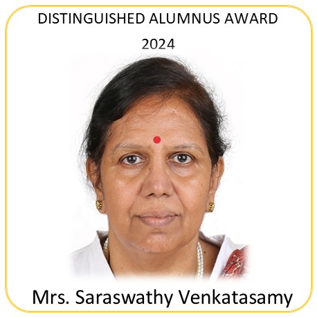 THE DISTINGUISHED ALUMNUS AWARD FOR 2024