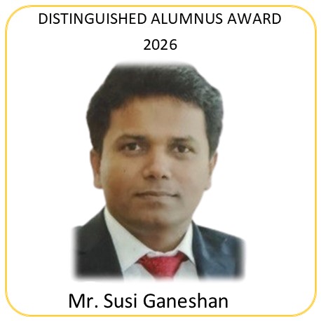 THE DISTINGUISHED ALUMNUS AWARD FOR 2026