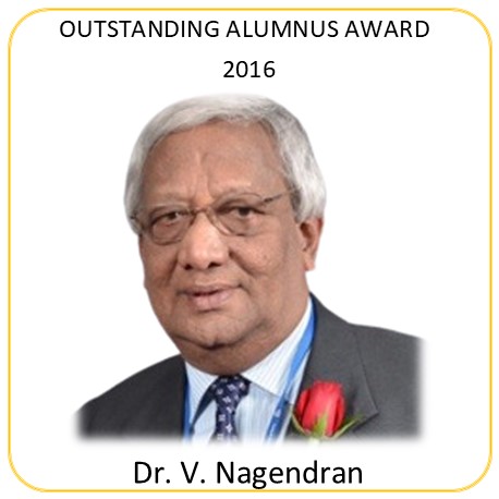 THE OUTSTANDING ALUMNUS AWARD FOR 2016