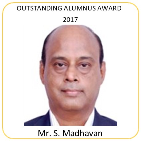 THE OUTSTANDING ALUMNUS AWARD FOR 2017