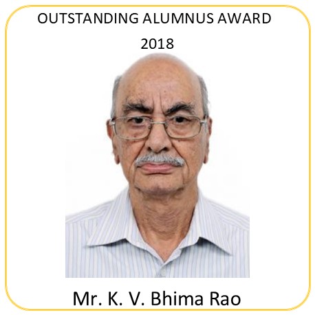 THE OUTSTANDING ALUMNUS AWARD FOR 2018