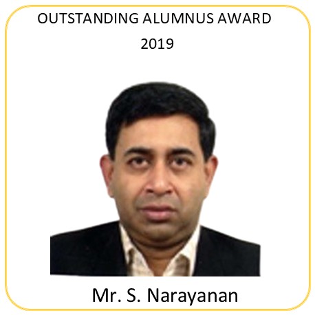 THE OUTSTANDING ALUMNUS AWARD FOR 2019