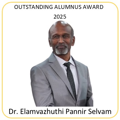 THE OUTSTANDING ALUMNUS AWARD FOR 2025